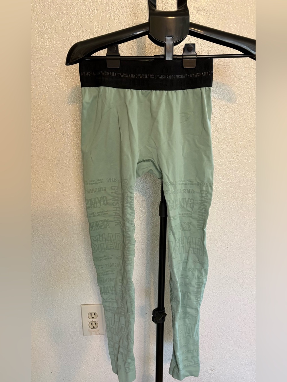 Gymshark women’s Sage Green Performance Leggings-Small/Medium